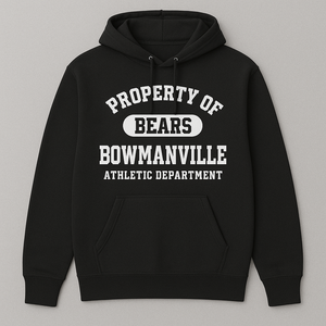 Black Hoodie - Property of Bears Branding
