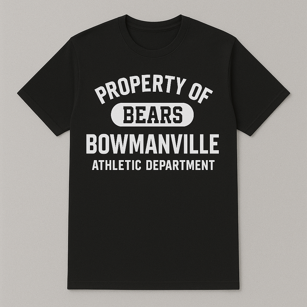 Black Dry Fit T-Shirt - Property of Bears Branding