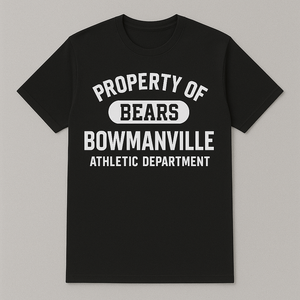 Black Dry Fit T-Shirt - Property of Bears Branding