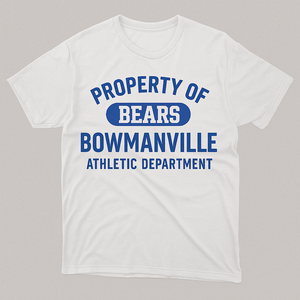 White T-Shirt - Property of Bears Branding