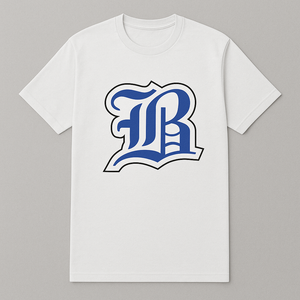 White T-Shirt - Stylized "B" Logo