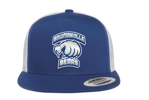 Blue/White Snapback Hat - Claw Logo